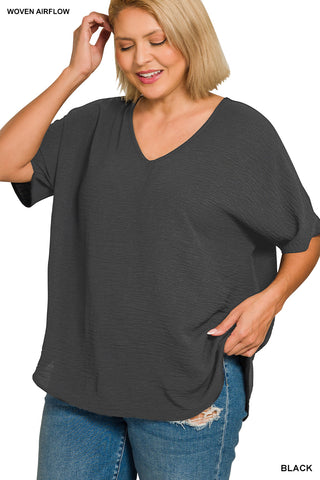 Zenana Simple Chic Plus Size Top