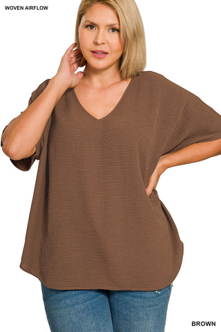 Zenana Simple Chic Plus Size Top