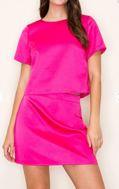 Fuchsia Flame Top