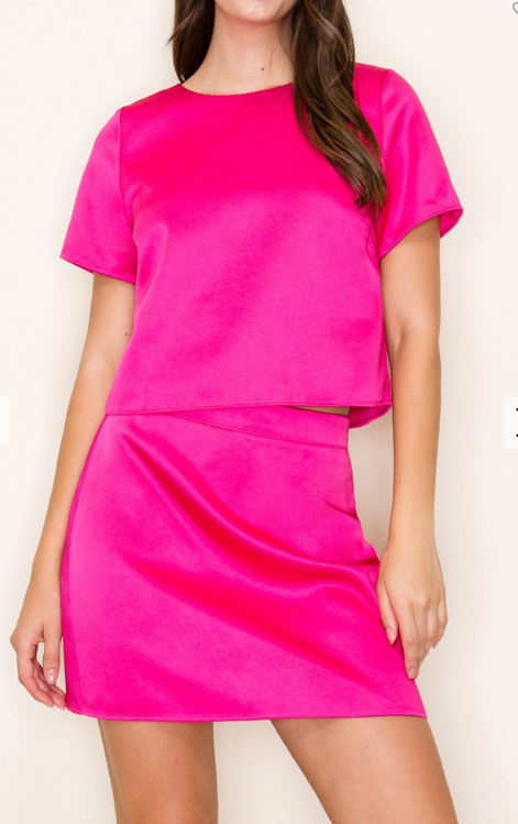 Fuchsia Flame Top