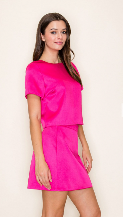 Fuchsia Flame Top