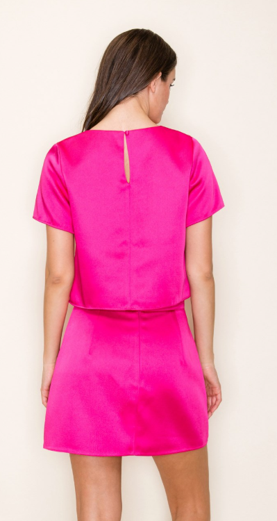 Fuchsia Flame Top