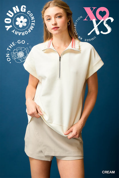 Chic Zip-Up Top