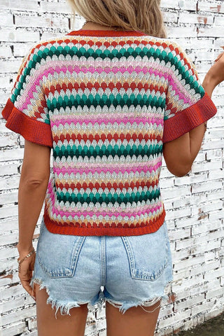 Marlowe Stripe Knit Top