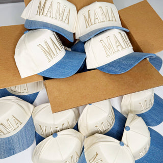 Denim MAMA Hat