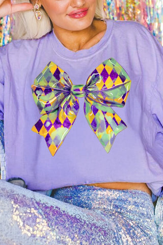Mardi Gras Bow Tee