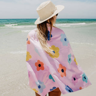 Check Yes Floral Quick Dry Towel
