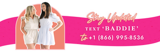 ​​Stay Updated text "BADDIE" top +1 (866) 995 - 8536
