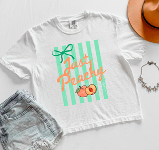 Sweet Peach Stripe Tee