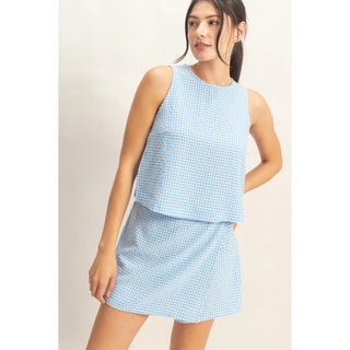 Bluebell Gingham Set