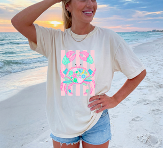 Coastal Cutie Crab Tee
