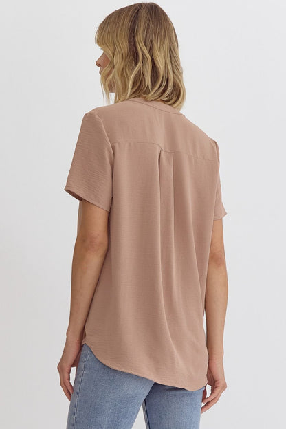 Entro Solid V-neck