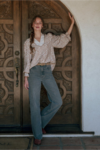 Ivory Drift Blouse