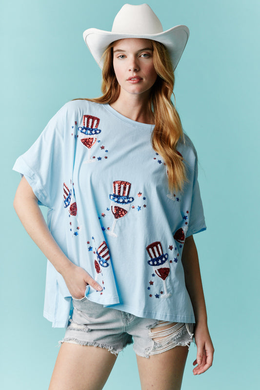 Sequin Americano Shirt
