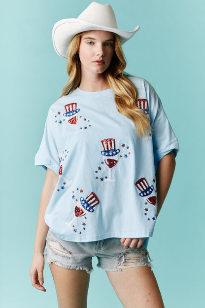 Sequin Americano Shirt