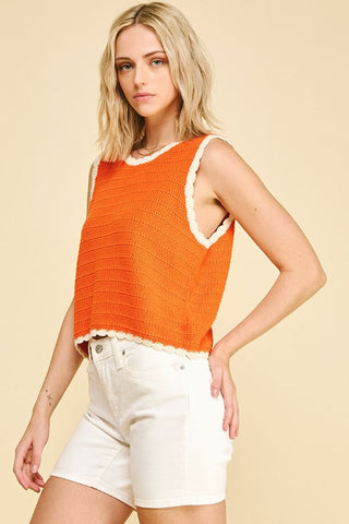 Pinch Citrus Breeze Knit Top