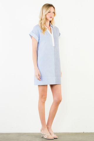 THML Ellie Pinstripe Dress