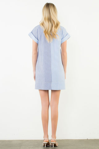 THML Ellie Pinstripe Dress